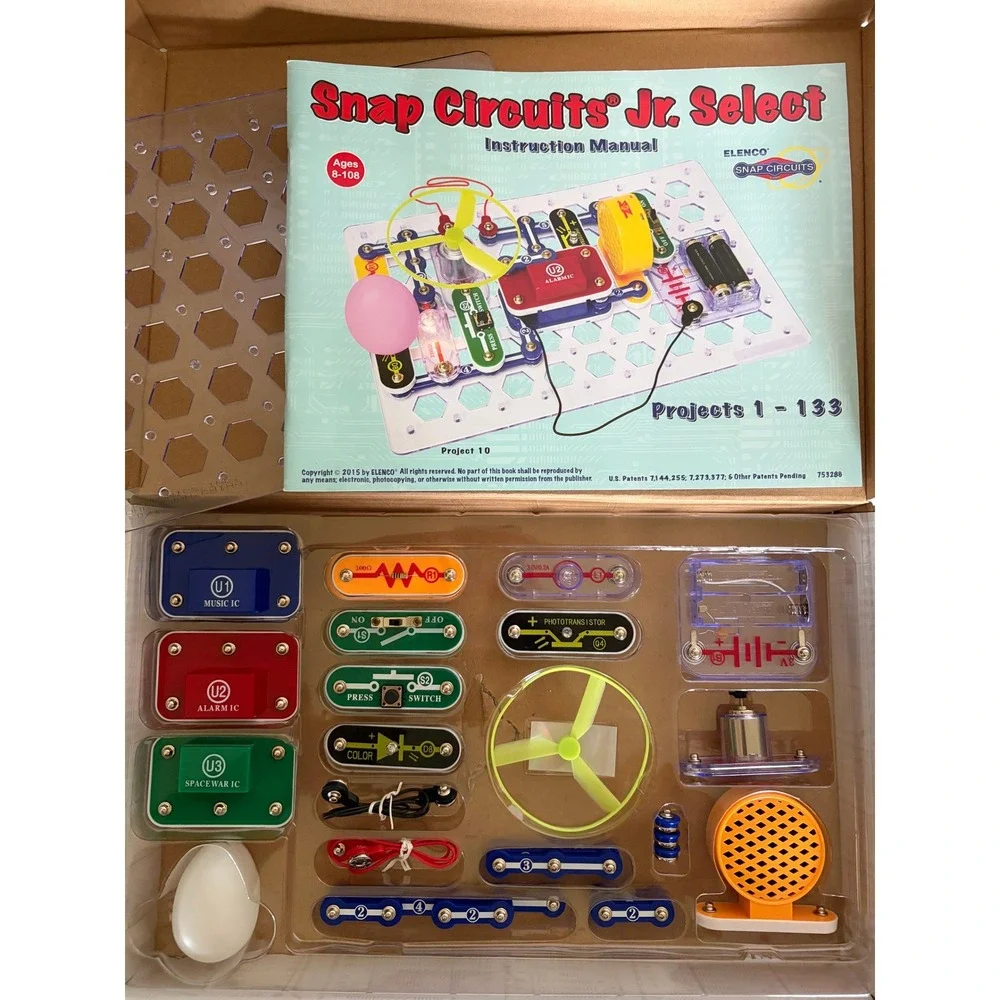 Snap Circuits Jr Select SC-130 STEAM STEM Homeschool Learning Electronics
